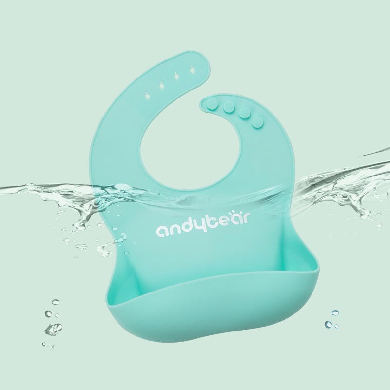 Fashionable And Simple Children's Silicone Waterproof Bib