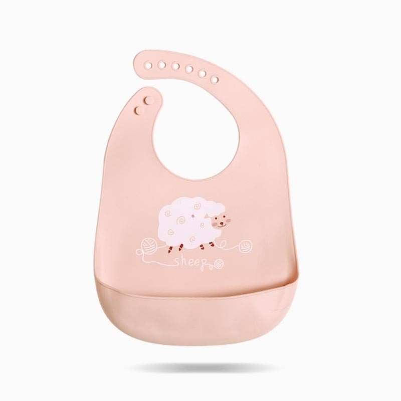 Fashionable And Simple Children's Silicone Waterproof Bib