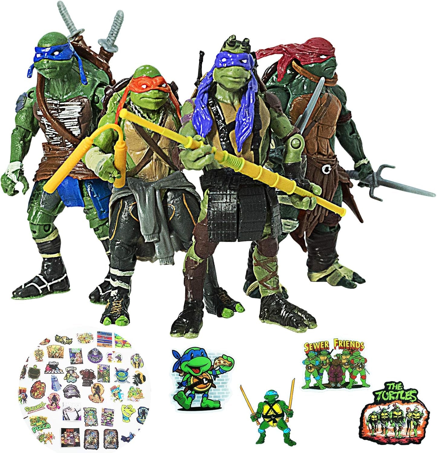 Tortoise Toys Set Superhero Action Figures Tortoise Toy Set 4Pcs