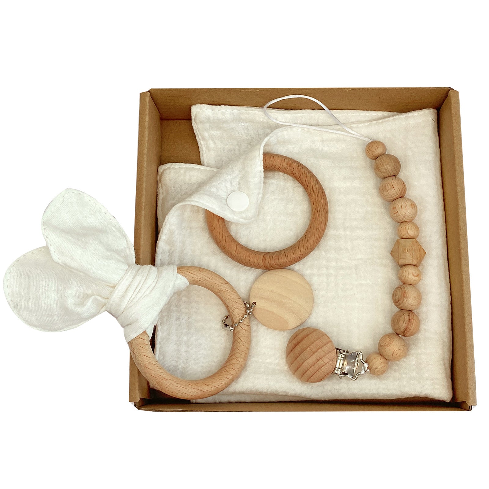 Baby Comfort Toy Beech Pacifier Chain