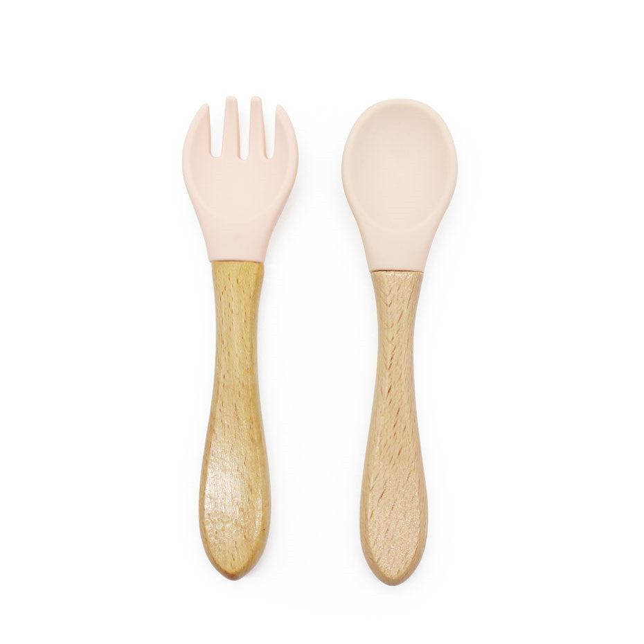 Meal Training Baby Cutlery Fork And Spoon Set