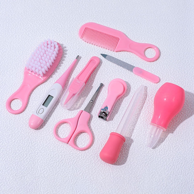 10pcs/set Blue Children Cleaning Care Set Maternal and Baby Grooming