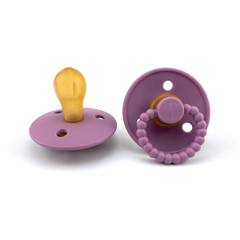 Natural Latex Pacifier Super Soft Newborn Baby Comforter Artifact Breast Simulate Rubber Baby Pacifier