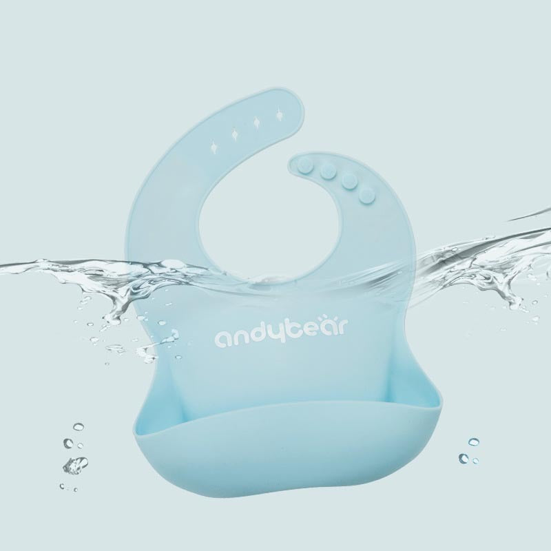 Fashionable And Simple Children's Silicone Waterproof Bib