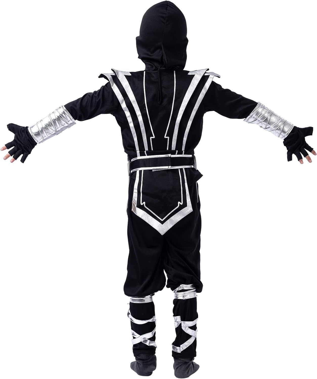 Halloween Ninja Costume for Kids, Boys Ninja Costume, Toddler Ninja Accessories Set for Dressup Party