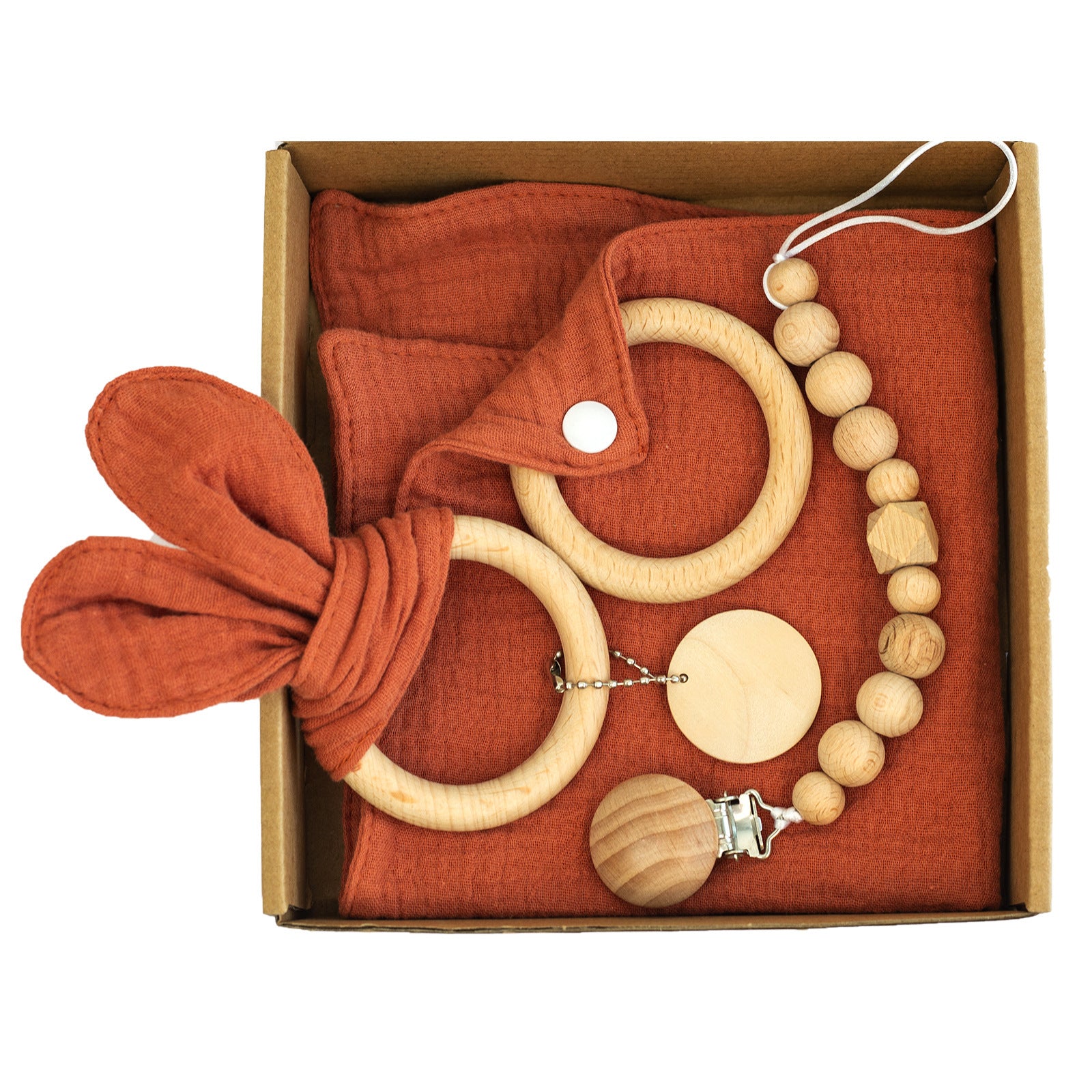 Baby Comfort Toy Beech Pacifier Chain