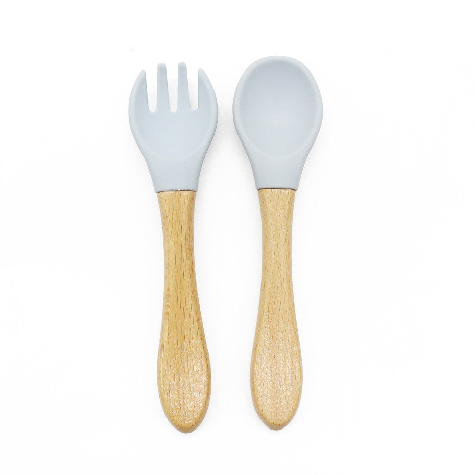 Meal Training Baby Cutlery Fork And Spoon Set