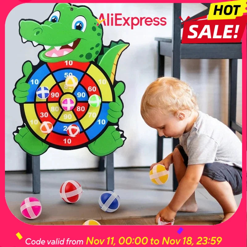 Educational Dart Board Baby Dart Indoor Sports Child Montessori Games for Children 3 to 7 Years