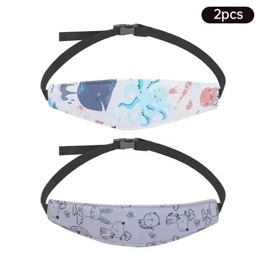 1/2PCS Car Safety Headband Infant Safety Seat Head Fixing Sleeping Belt Dozing Off Sleeping Safety Belt