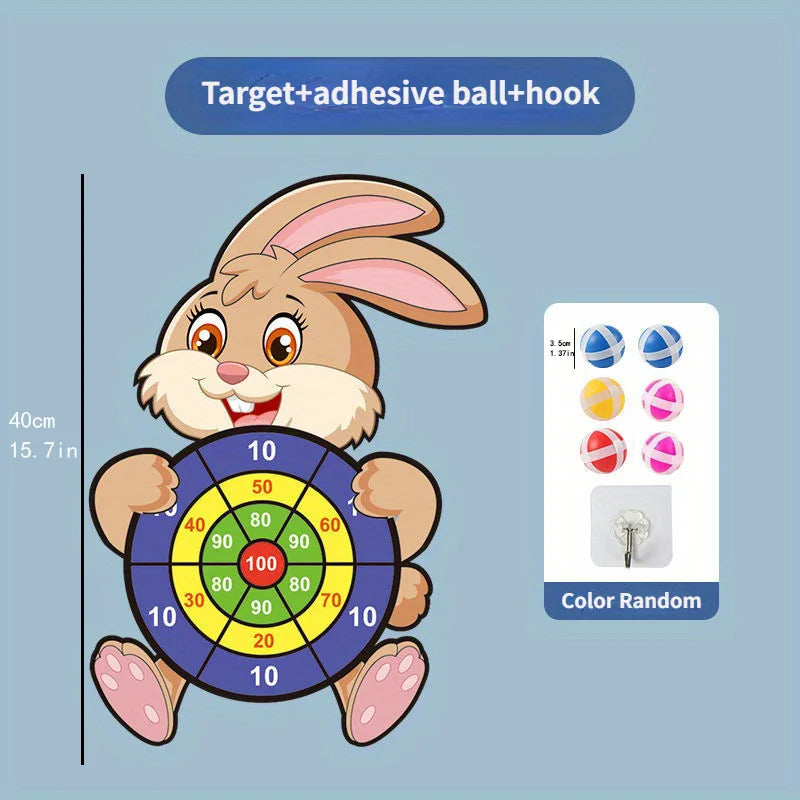 Child Educational Games Dart Board Baby Toy Stickey Ball Dart Indoor Sports Child Montessori Games for Children 3 to 7 Years